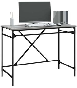 vidaXL Γραφείο Γκρι Sonoma 100 x 50 x 75 εκ. από Επεξεργασμένο Ξύλο