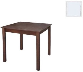 Ταβέρνας Τραπέζι Λυόμενο Οξιά - Κόντρα Πλακέ, Βαφή Εμποτισμού Λάκα Άσπρο -  80x80x75cm