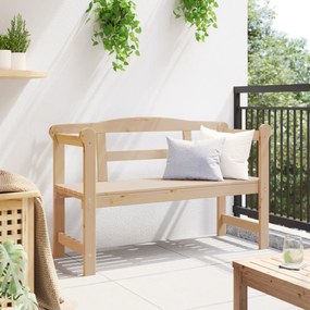 vidaXL πάγκος εξωτερικού χώρου  119x76x44 εκ. από μασίφ ξύλο πεύκου