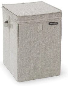 Brabantia Κιβώτιο πλυντηρίου ρούχων 1000827, 35 l, Άνοιγμα μπροστά, Ευρύ καπάκι, Πτυσσόμενο, Γκρι