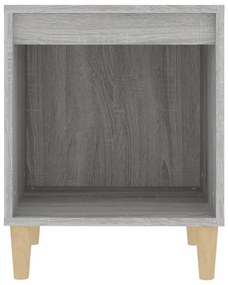 vidaXL Κομοδίνο Γκρι Sonoma 40x35x50 εκ.