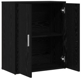 vidaXL Highboard 2 pcs Μαύρη δρυς 60 x 31 x 70 εκ Επεξεργασμένο ξύλο