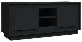 vidaXL Έπιπλο Τηλεόρασης Μαύρο 102x35x45 εκ. Επεξεργασμένο Ξύλο