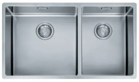 Franke Square BXX 220-42-30 Inox Σατινέ Υποκαθήμενος Νεροχύτης 78 cm