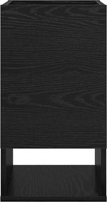 vidaXL End Table Μαύρη Οξυά 30 x 30 x 56 εκ. Επεξεργασμένο ξύλο