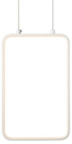 Φωτιστικό Κρεμαστο Aca V30LEDP18WH SYMETRIA Λευκό (White) 3000K