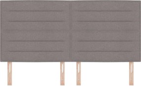 vidaXL Κεφαλάρι με κεφαλάρι Taupe 180 cm Τεχνητό Δέρμα