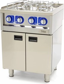 Commercial Grade Cooker - 4 Burners - Double Unit - 60cm Deep - Gas
