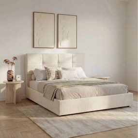 ΚΡΕΒΆΤΙΑ SOA STORAGE BED 160 X 200 CM WHITE ATMOSPHERA 2131