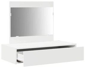 vidaXL Τραπέζι περιποίησης Λευκό 83 x 40 x 70 εκ Επεξεργασμένο ξύλο