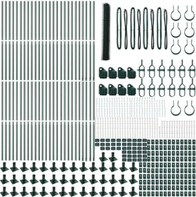 vidaXL Στύλος Περιφράξεων Πράσινο 100 x 1,2 μ (50 mm πλέγμα)