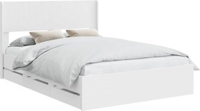 vidaXL Καλάθι με αποθήκη και κεφαλάρι Λευκό 160 x 200 cm