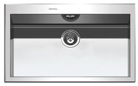 Apell Amalthea 9672 Ανοξείδωτος Ένθετος Λείος Νεροχύτης Με 1 Γούρνα 79x50 cm