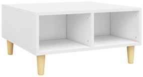 vidaXL Τραπεζάκι Σαλονιού Λευκό 60 x 60 x 30 εκ. από Μοριοσανίδα