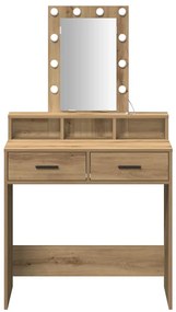 vidaXL Τραπέζι περιποίησης Καφέ 79 x 41 x 140 εκ. Επεξεργασμένο ξύλο