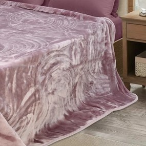 LINO ΚΟΥΒΕΡΤΑ ΒΕΛΟΥΤΕ COBERTOR EMB LILAC 220X240