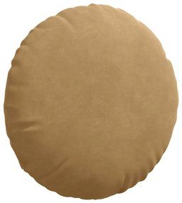 vidaXL Μαξιλάρια καθισμάτων 2 pcs Καφέ Ø 40 x 13 εκ. Βελούδο