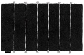 Πατάκι Μπάνιου Calypso Black Guy Laroche 55Χ85 55x85cm 100% Βαμβάκι