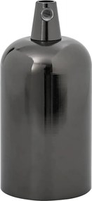 vidaXL Λαμπτήρες 2 τεμάχια γυαλιστερό μαύρο E27