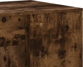 vidaXL Γραφείο Καπνιστή Δρυς 102x50x75 εκ. από Επεξεργασμένο Ξύλο