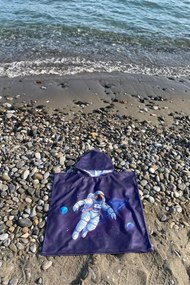 Stewehome Παιδικό παντσό πετσέτα παραλίας με τύπωμα (3-6 ετών)