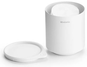 Κουτί αξεσουάρ μπάνιου Brabantia MindSet Mineral 1005687, Αντιολισθητική βάση, Ορυκτό φινίρισμα, Λευκό