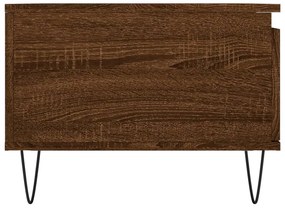 vidaXL Τραπεζάκι Σαλονιού Καφέ Δρυς 90x50x36,5 εκ. Επεξεργασμ. Ξύλο