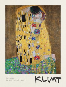 Εκτύπωση έργου τέχνης The Kiss - Gustav Klimt, (30 x 40 cm)