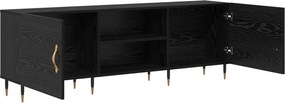vidaXL Ντουλάπι TV Μαύρη δρυς 150 x 30 x 50 cm Επεξεργασμένο ξύλο