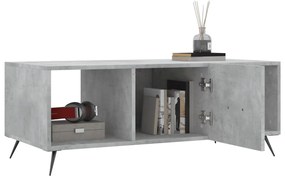 vidaXL Τραπεζάκι Σαλονιού Γκρι Σκυρ. 102x50x40 εκ. Επεξεργασμένο Ξύλο