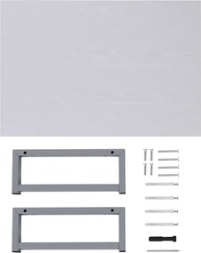 vidaXL Έπιπλο Μπάνιου Λευκό 60 x 40 x 16,3 εκ.