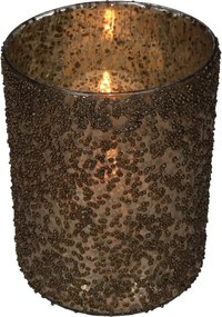 Κηροπήγιο ArteLibre Χρυσό Γυαλί 16x16x21cm