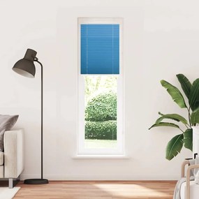 vidaXL Πλισέ Στόρι Μπλε 60x200 εκ. Πλάτος Υφάσματος 59,4 εκ. Πολυεστέρας