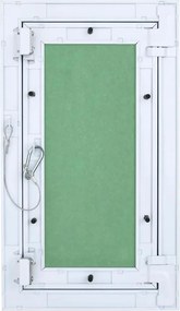 vidaXL Πάνελ Πρόσβασης Πράσινο και Ασημί 25 x 45 εκ