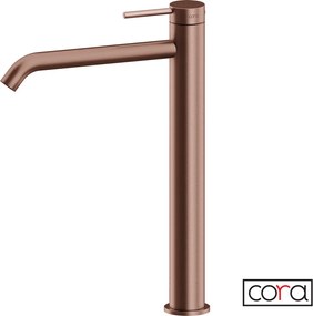 Cora Cosmo 6113 Rose Gold Brushed PVD - Μπαταρία επιτραπέζιου νιπτήρα