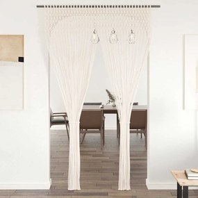 vidaXL Κουρτίνα Μακραμέ 140 x 240 εκ. Βαμβακερή