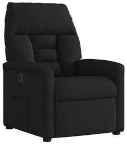 vidaXL Πολυθρόνα Ανακλινόμενη Μαύρη Υφασμάτινη