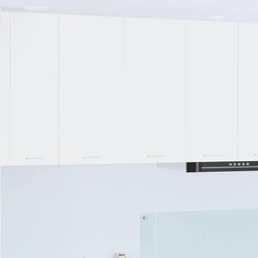 Κρεμαστό ντουλάπι Λευκό 80 x 31 x 80 εκ. Επεξεργασμένο ξύλο