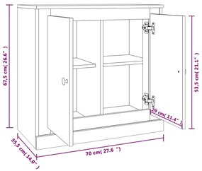 ΝΤΟΥΛΑΠΙ ΛΕΥΚΟ 70 X 35,5 X 67,5 ΕΚ. ΑΠΟ ΕΠΕΞΕΡΓΑΣΜΕΝΟ ΞΥΛΟ 816184