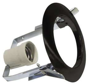 Σποτ Φωτιστικό Οροφής Χωνευτό RAL IP20 ACA-AC.045R80BMS-Μαύρο AC.045R80BMS