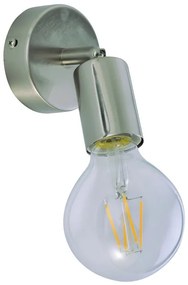 Φωτιστικό Τοίχου - Απλίκα SE 137-1AN SOMA WALL LAMP NICKEL MAT Z2 - 51W - 100W - 77-3537