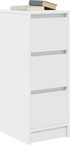 vidaXL Ντουλάπι Λευκή 29,5x34x76 εκ. από Επεξεργασμένο Ξύλο