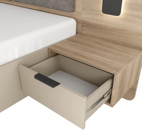 Κρεβάτι Bett με κομοδίνα