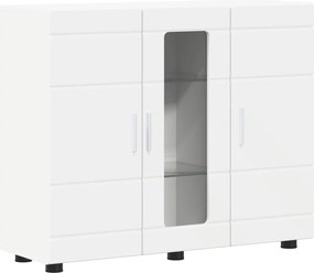 vidaXL Ξύλινο Ντουλάπι Λευκό 88,5 x 30,5 x 73 εκ Επεξεργασμένο ξύλο
