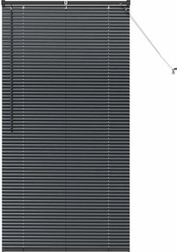 vidaXL Βενετσιάνικες Ρόδες Μαύρο 175 x 85 εκ Αλουμίνιο