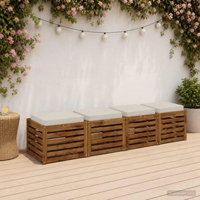vidaXL Μαξιλάρια καθιστικού 4 κομματιών VUGHT 4 pcs 100% Πολυεστέρας