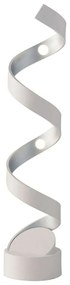 Φωτιστικό Δαπέδου Helix LED-HELIX-L4C BCO 12W Led 14,5x66cm White-Silver Luce Ambiente Design Aluminium