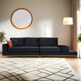 4-Seat Sofa Line With Side Table - Black Black
Gold