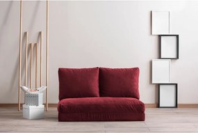 Διθέσιος Καναπές Κρεβάτι Κεραμιδί TAIDA 68x120x62