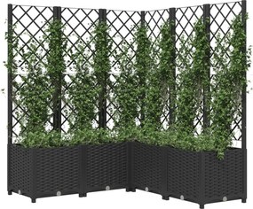 vidaXL Κήπος Μαύρο 120 x 120 x 136 cm